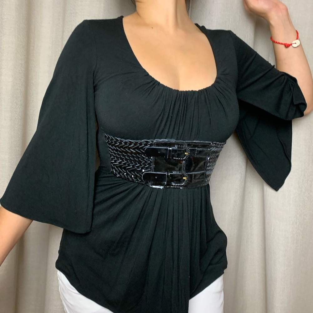 Black Top with Belt !